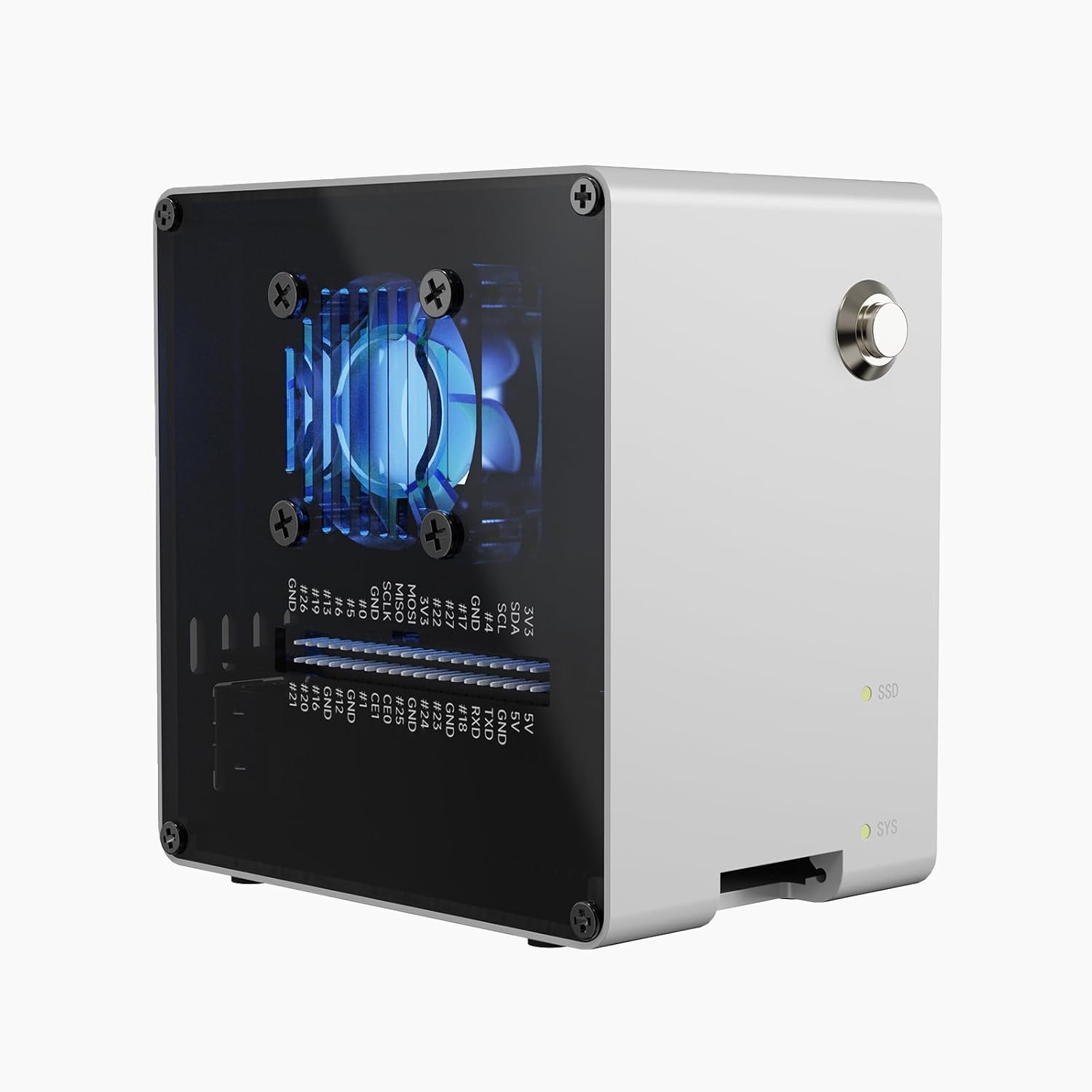 Turing Pi 2 - Boîtier Mini PC Pironman 5-Mini NVMe