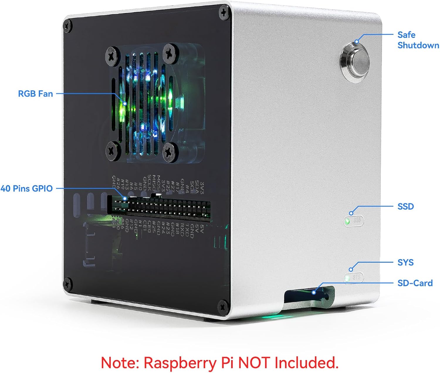 Boîtier Mini PC Pironman 5-Min - Turing Pi 2 avis et prix